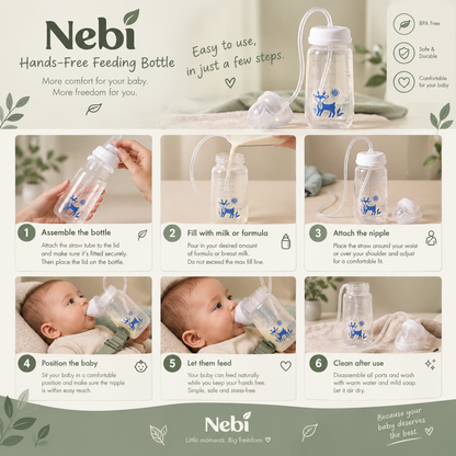 Nebi Liberé — Hands-Free Feeding Bottle