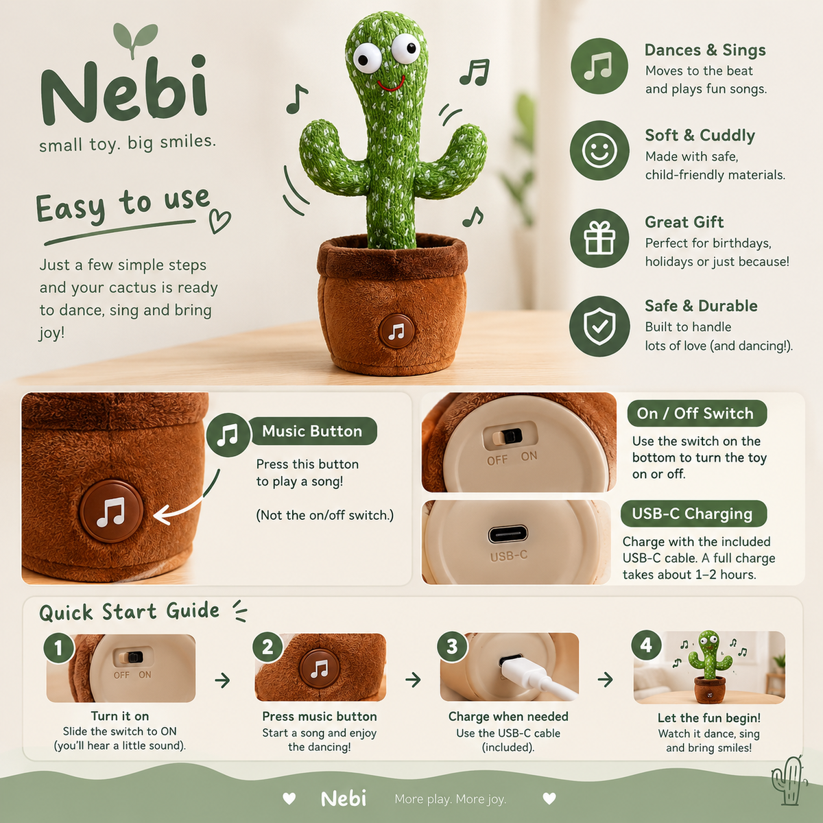 Nebi Dancing Cactus 🌵